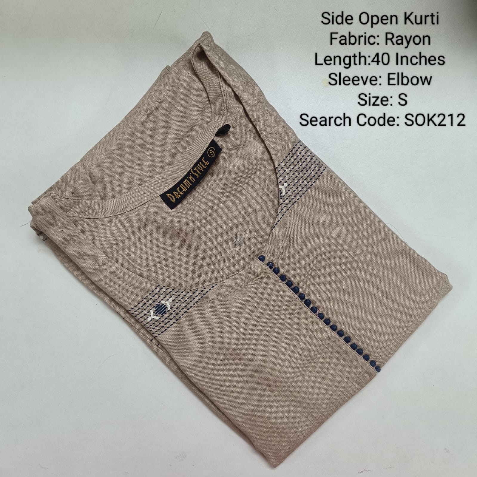Skin Side Open Kurtis -SOK212