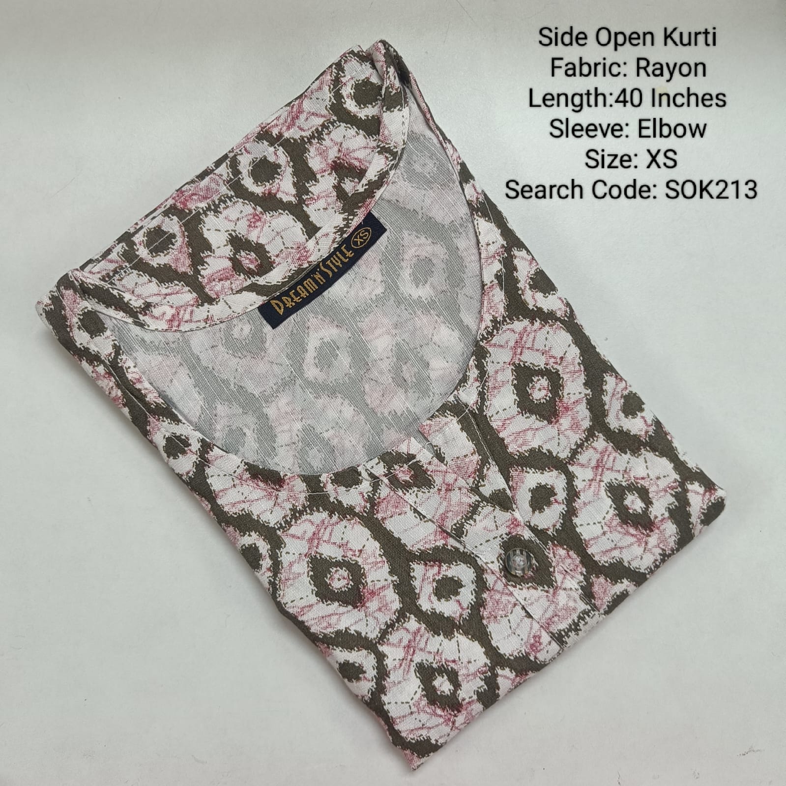 White Side Open Kurtis -SOK213