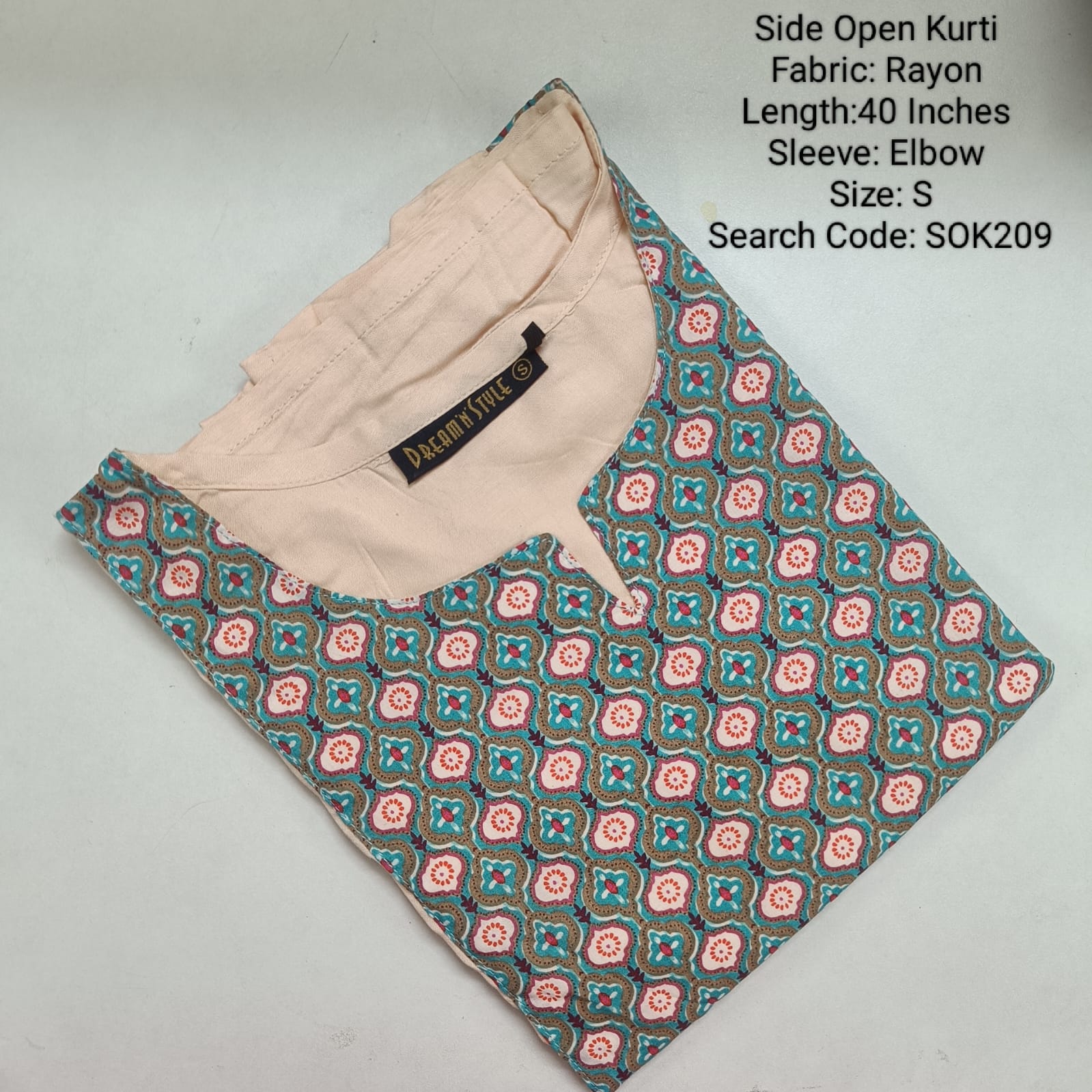 Sandal Side Open Kurtis -SOK209