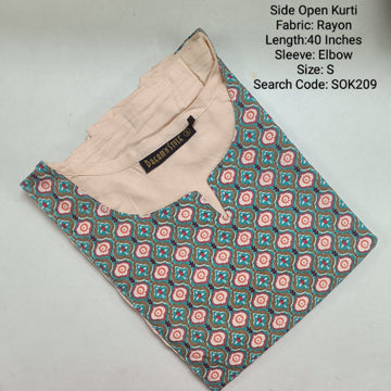 Sandal Side Open Kurtis -SOK209