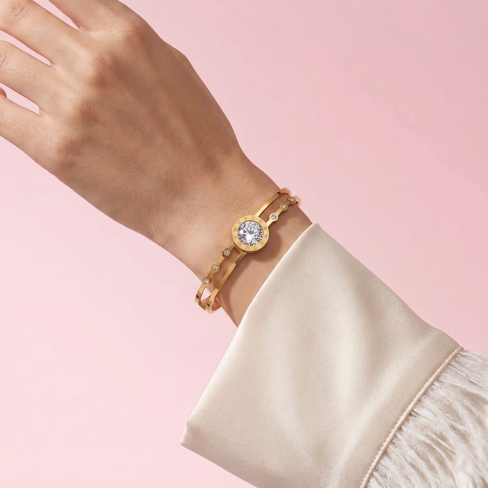 18K Gold Plated Anti Tarnish Bracelet - ATB030