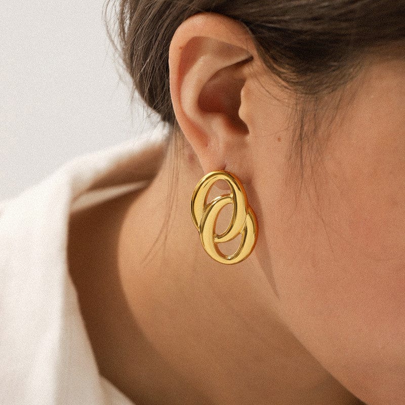 Anti-Tarnish Gold Plated Earrings - ATE007
