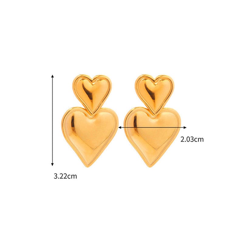Anti-Tarnish Gold Plated Earrings - ATE011