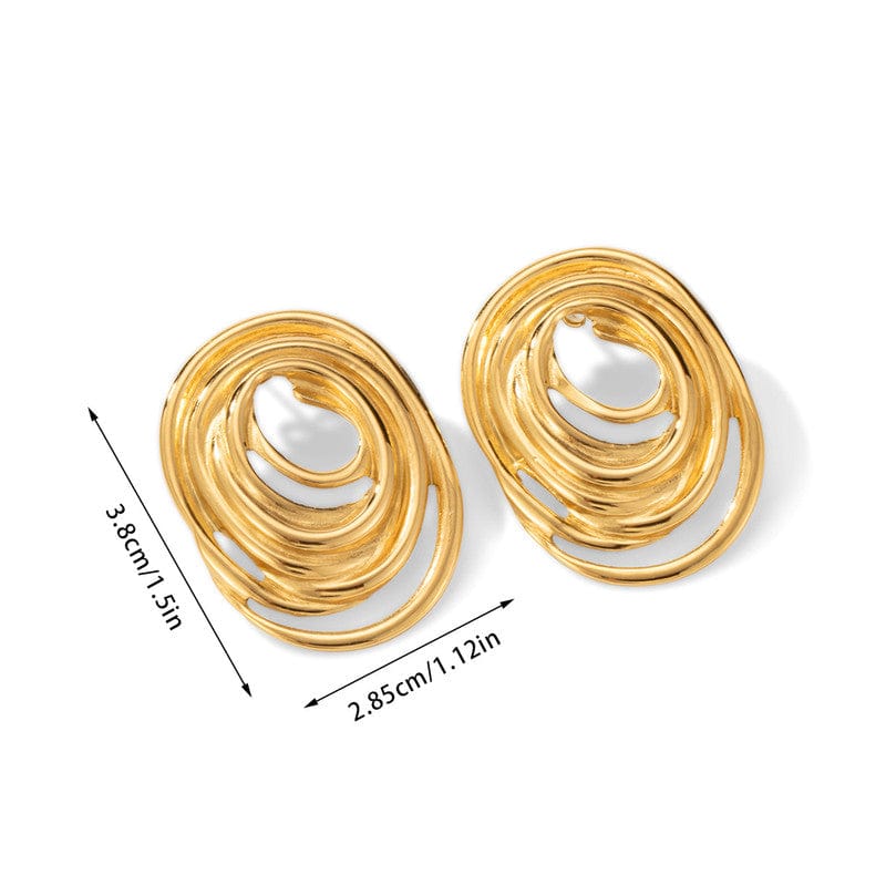 Anti-Tarnish Gold Plated Earrings - ATE013