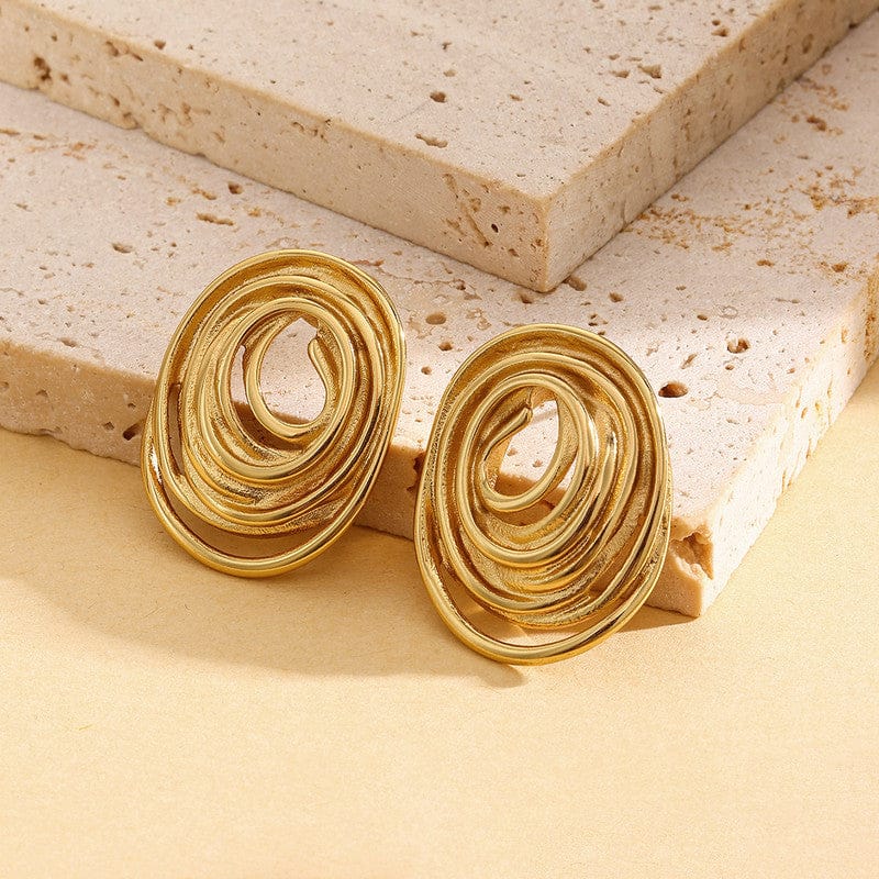 Anti-Tarnish Gold Plated Earrings - ATE013