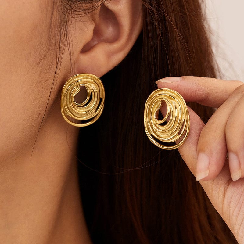 Anti-Tarnish Gold Plated Earrings - ATE013