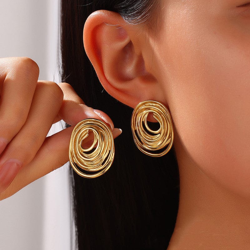 Anti-Tarnish Gold Plated Earrings - ATE013