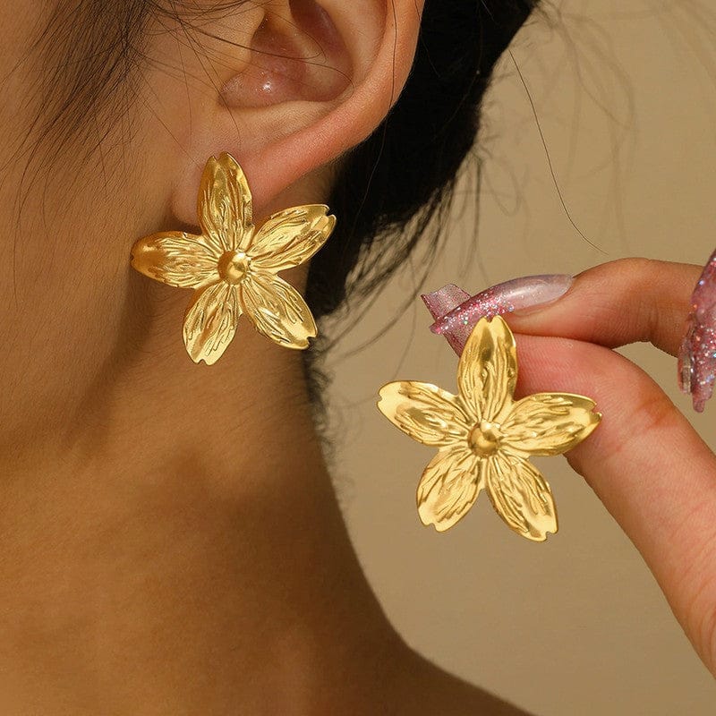 Anti-Tarnish Gold Plated Earrings - ATE014
