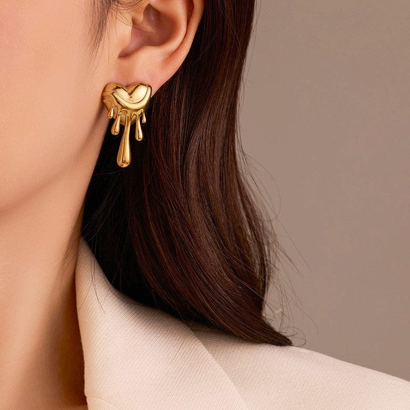 Anti-Tarnish Gold Plated Earrings - ATE017