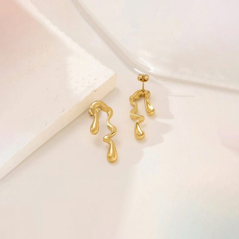 Anti-Tarnish Gold Plated Earrings - ATE018