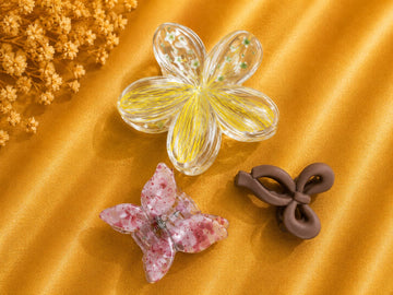 Korean Hair Accessories Combo Trendy Claw Clips -  HAC051