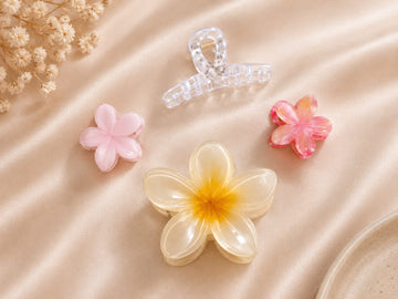 Korean Hair Accessories Combo Trendy Claw Clips -  HAC087