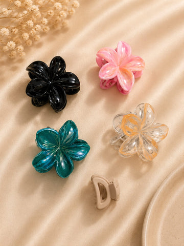 Korean Hair Accessories Combo Trendy Claw Clips -  HAC090