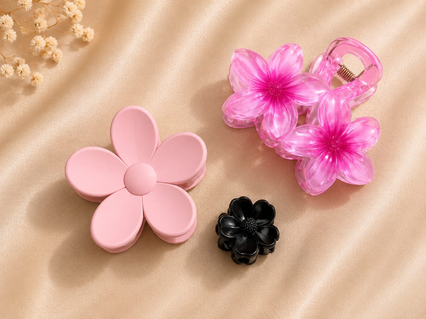 Korean Hair Accessories Combo Trendy Claw Clips -  HAC095