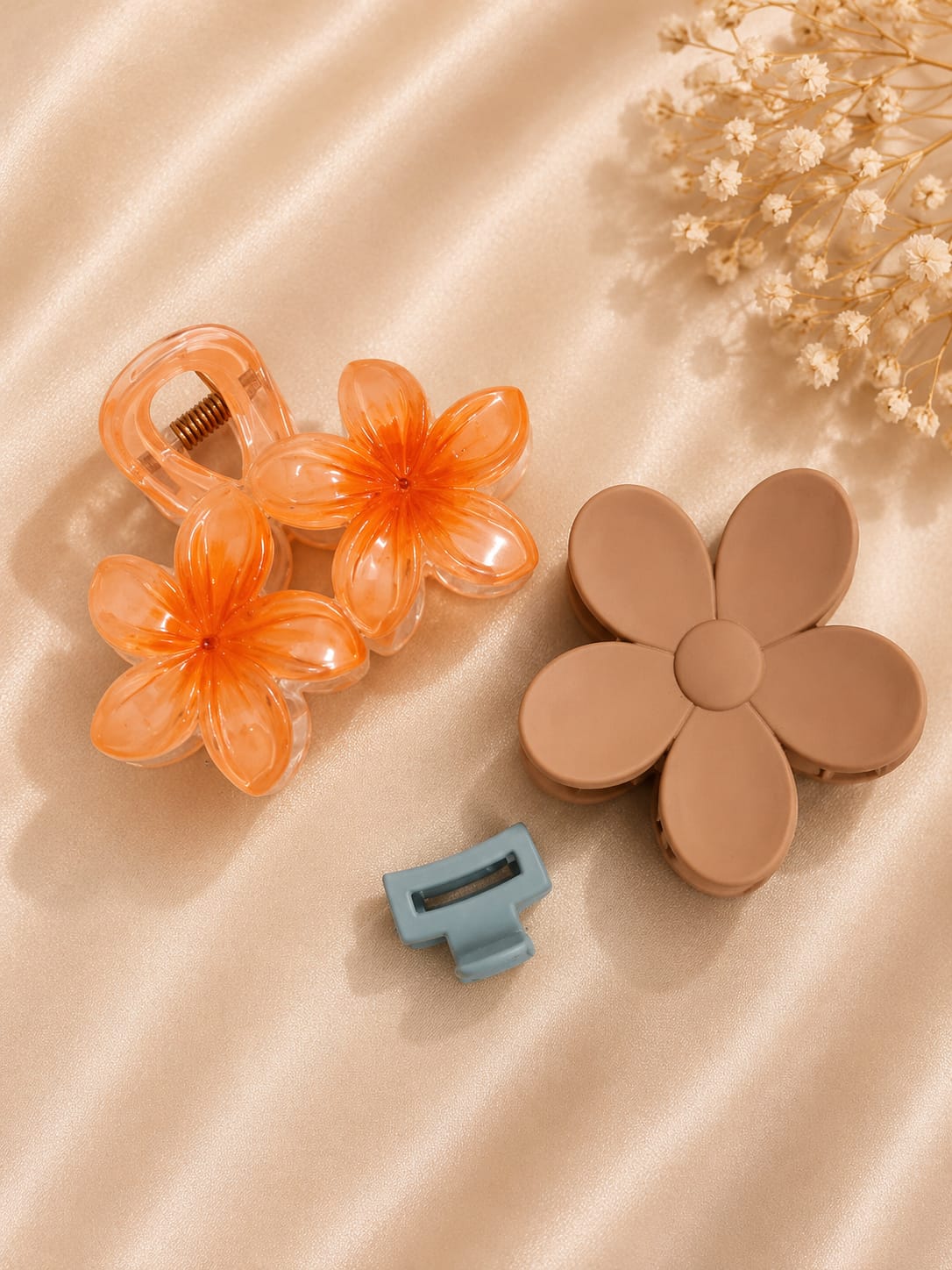 Korean Hair Accessories Combo Trendy Claw Clips -  HAC100