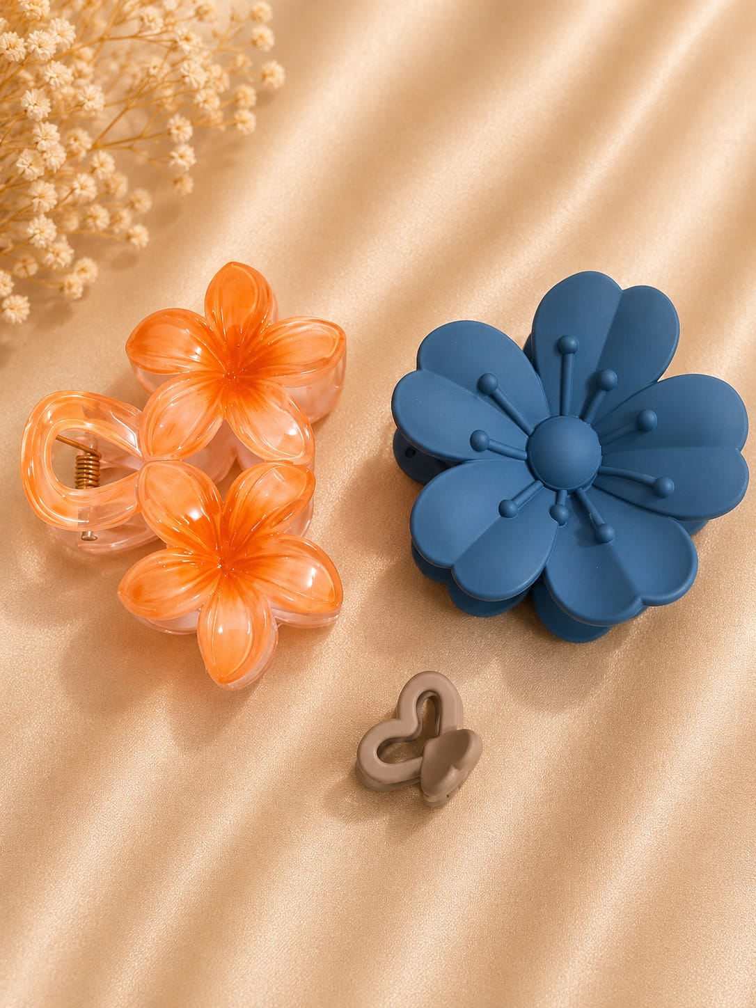 Korean Hair Accessories Combo Trendy Claw Clips -  HAC102