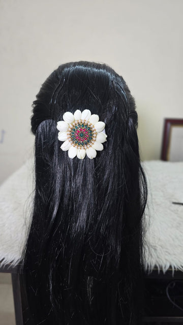 Artificial Flower Aligator Clip Hair Accessories - FCM005