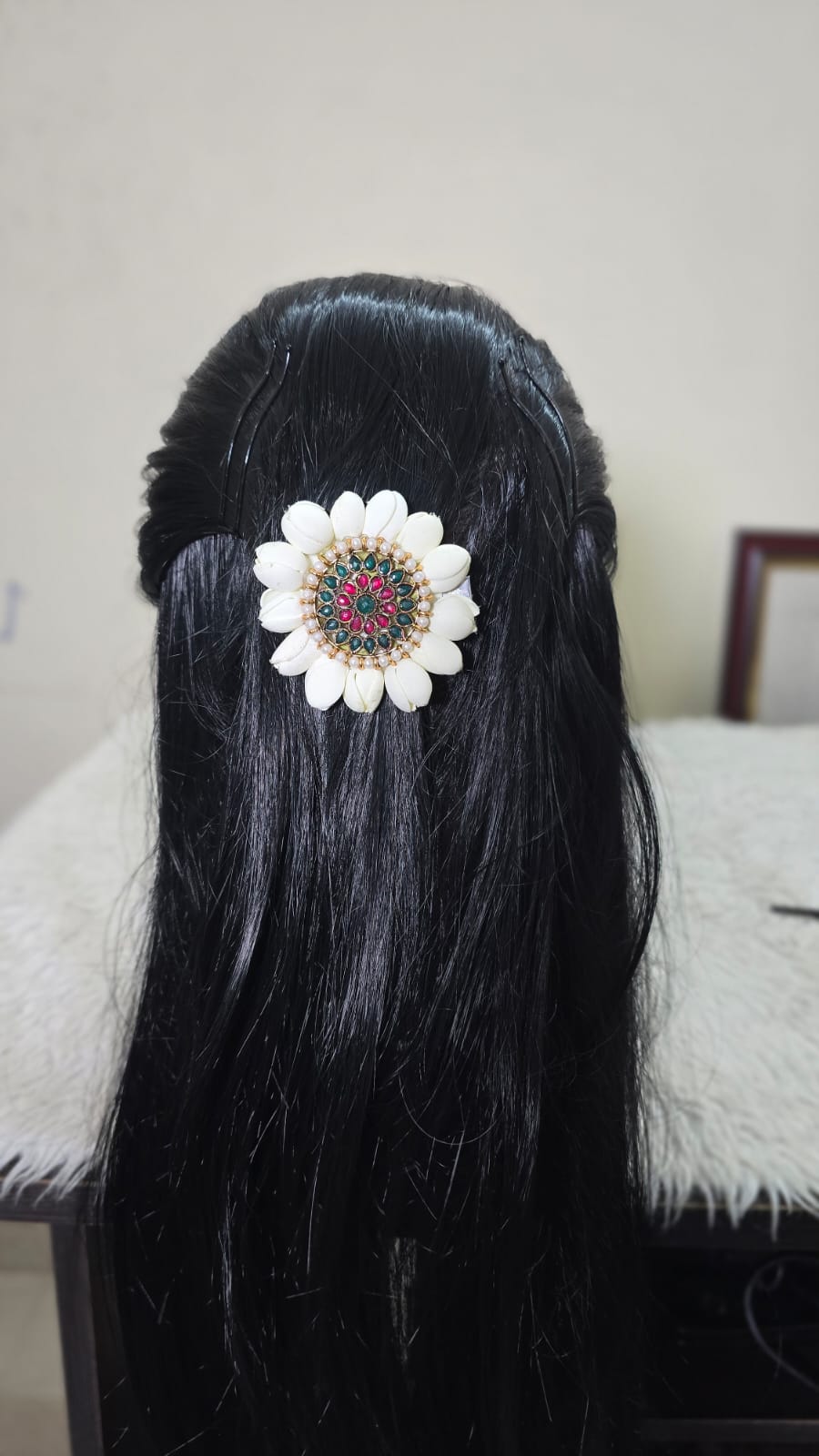 Artificial Flower Aligator Clip Hair Accessories - FCM005