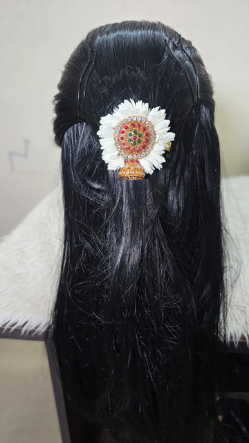 Artificial Flower Aligator Clip Hair Accessories - FCM006
