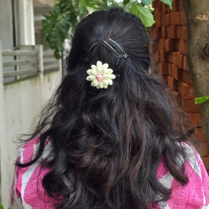 Mokku Malli x Pink Rose - Medium Size - Aligator / Hair Band