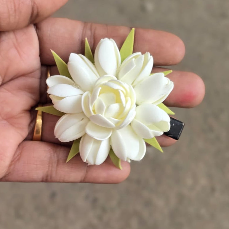 Mokku Malli x Green Leaf - Medium Size - Aligator / Hair Band