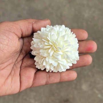 Plain Mullai Bunch - Medium Size - Aligator / Hair Band