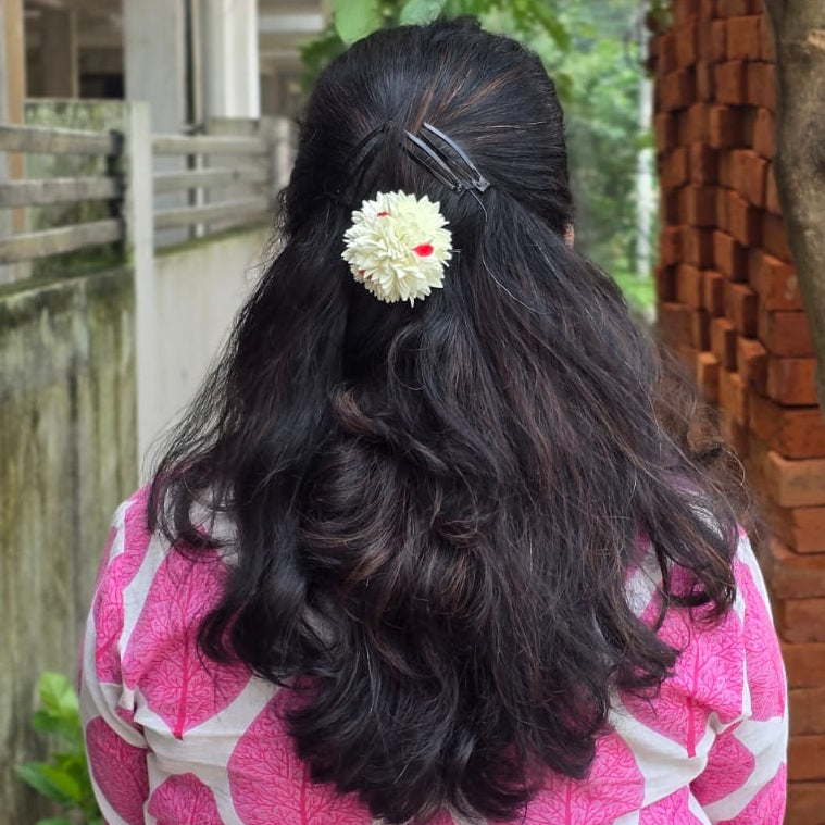 Pichi Poo x Red Rose - Medium Size - Aligator / Hair Band