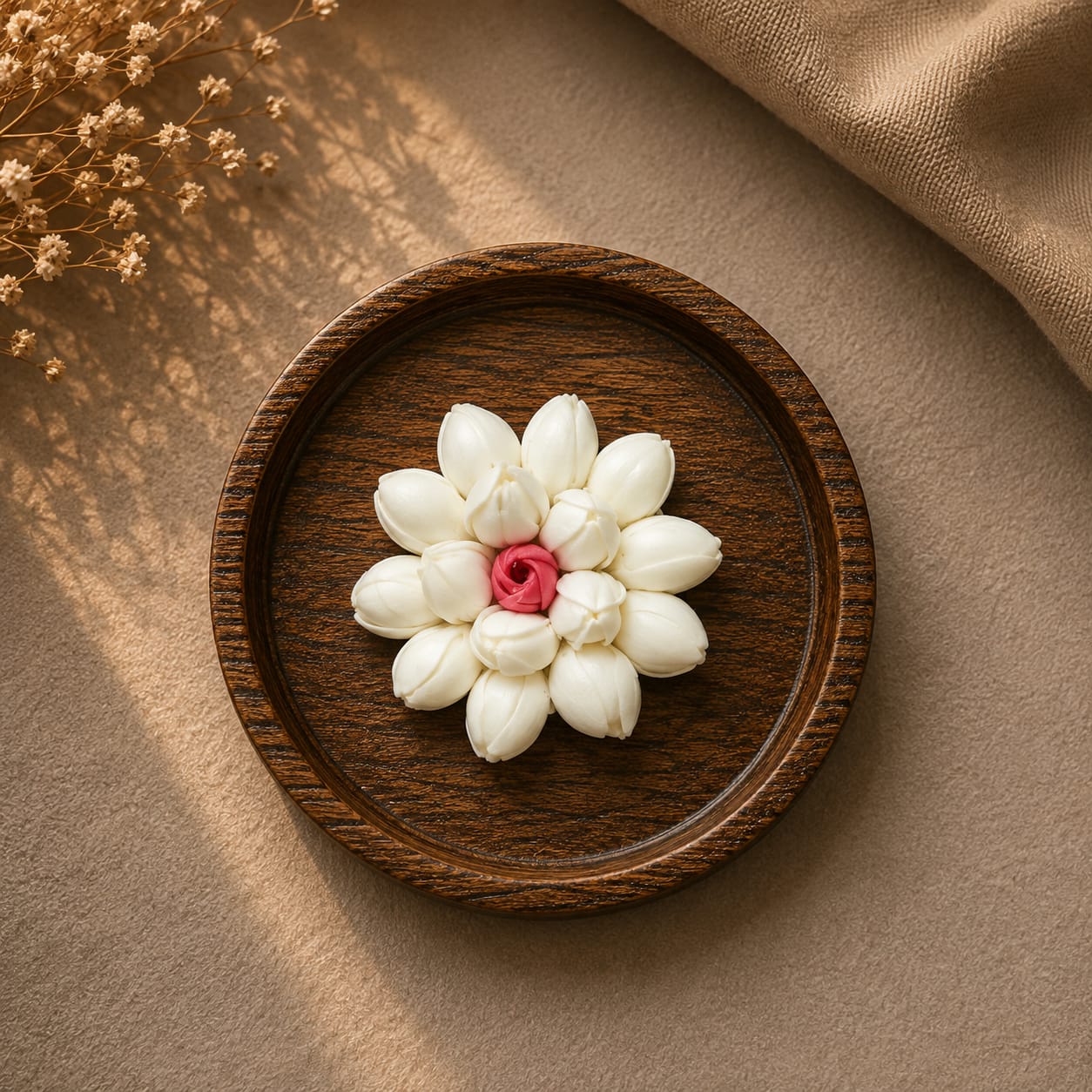 Madras Malli x Center Red Rose - Aligator / U Pin / Hair Band - FA019