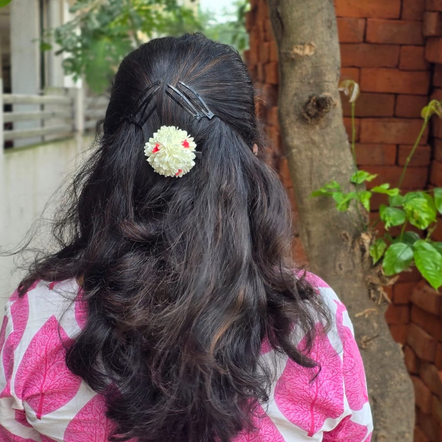Mullai x Red Rose - Medium Size - Aligator / Hair Band