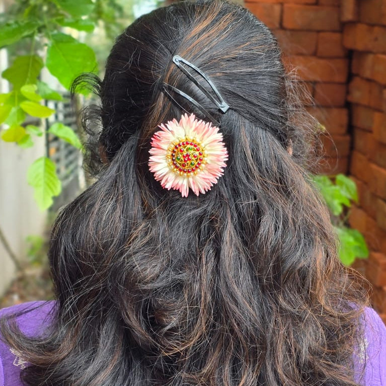 Sun Aligator Clip - Pink Oosi Malli