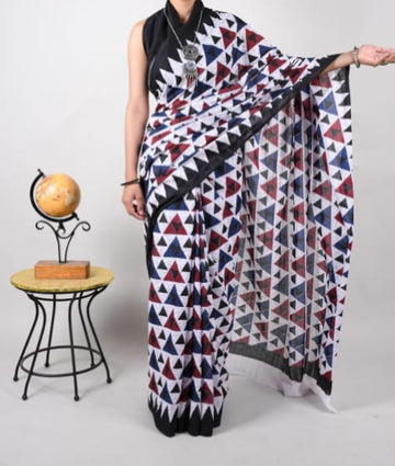Cement Jaipur Cotton 80's Count Saree -JCS001