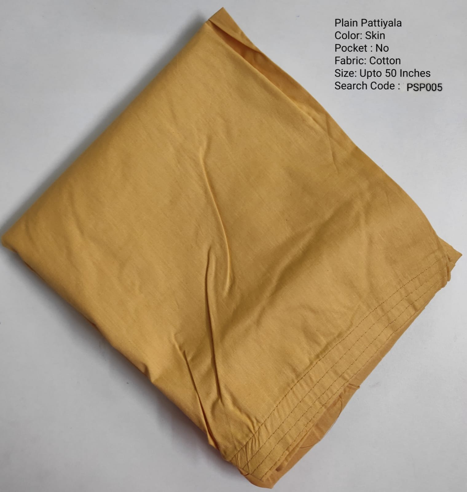 Skin Big Size Cotton Plain Pattiyala  - PSP005