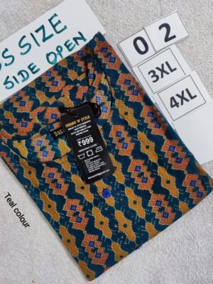 Plus Size Side Open Kurtis - Rayon - PSO002