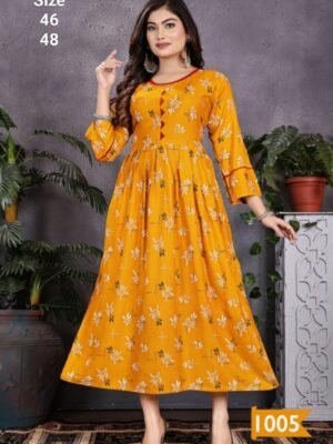 Plus Size Frock Kurtis - PSFK1005