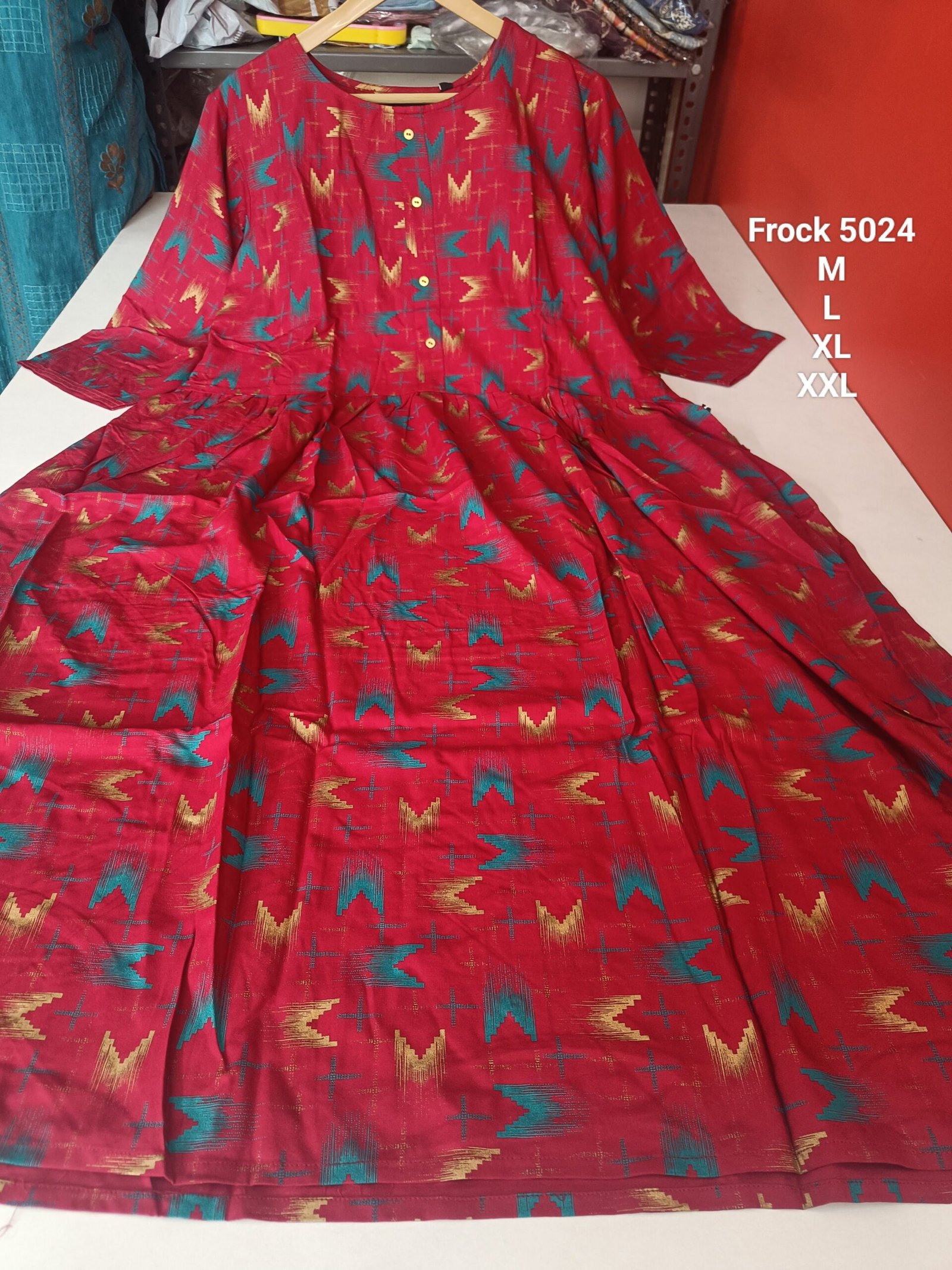 Rani color Umbrella Type Printed Salwar Suits – TheDesignerSaree
