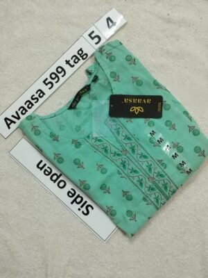 Avaasa Side Open Kurtis  - 599 Tag - CODE054AVAASA