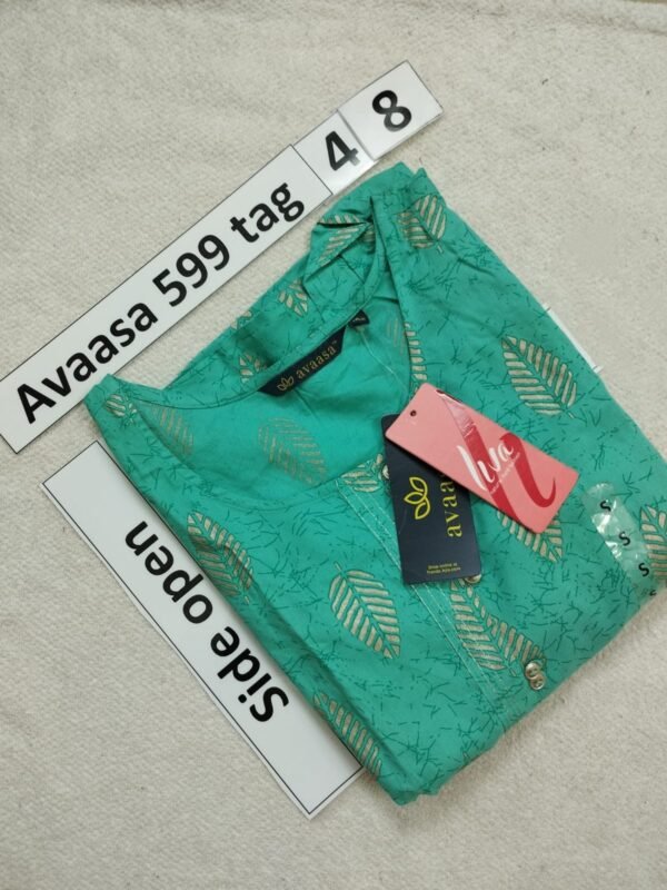 Avaasa Side Open Kurtis - 599 Tag - CODE048AVAASA