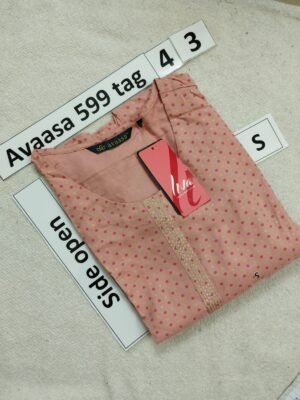 Avaasa Side Open Kurtis  - 599 Tag - CODE043AVAASA