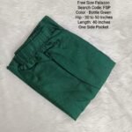 Plain Palazzo - Rayon - Free Size Palazzo - FSP-Ramar Blue