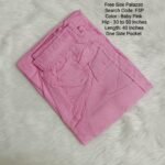 Plain Palazzo - Rayon - Free Size Palazzo - FSP-Ramar Blue