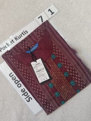 Side Pocket Kurtis - PK071