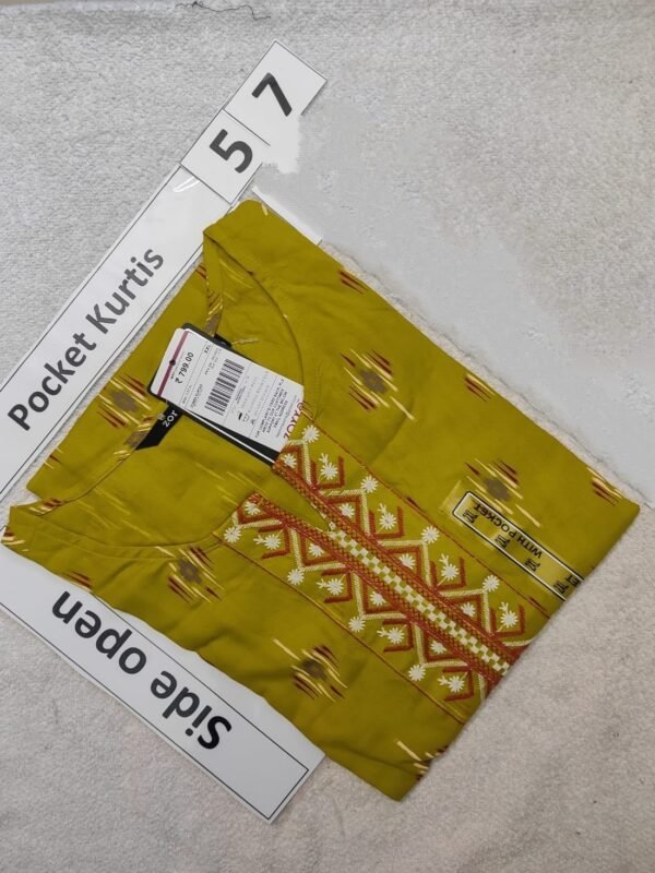Side Pocket Kurtis - PK057