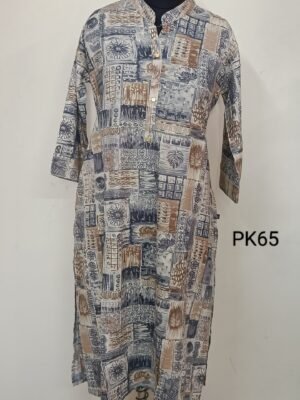 Pocket Kurtis Side Open  - PK65