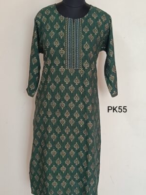Pocket Kurtis Side Open  - PK55