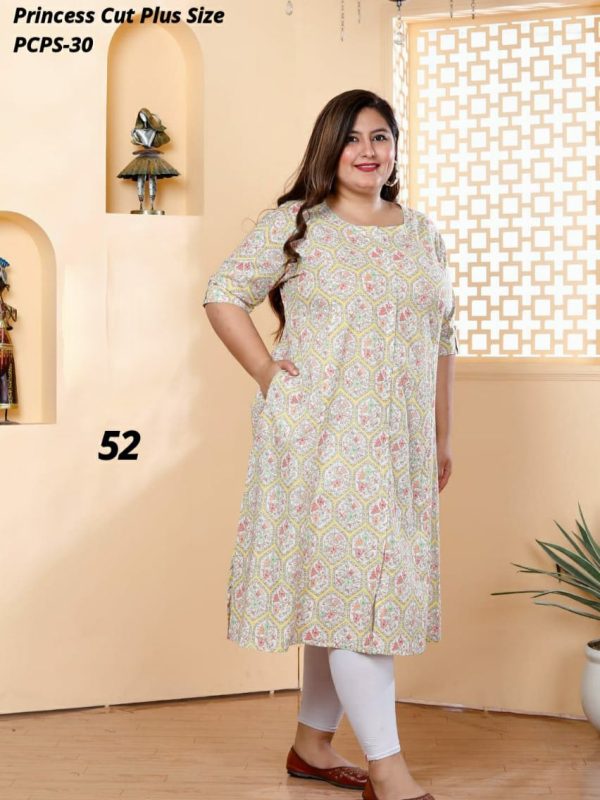 Princess cut Kurtis - Plus Size - PCPS30