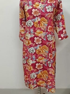 Pocket Kurtis Side Open  - PK97