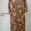 Pocket Kurtis Side Open  - PK76