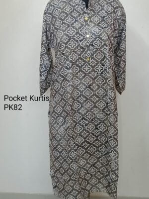 Pocket Kurtis Side Open  - PK82