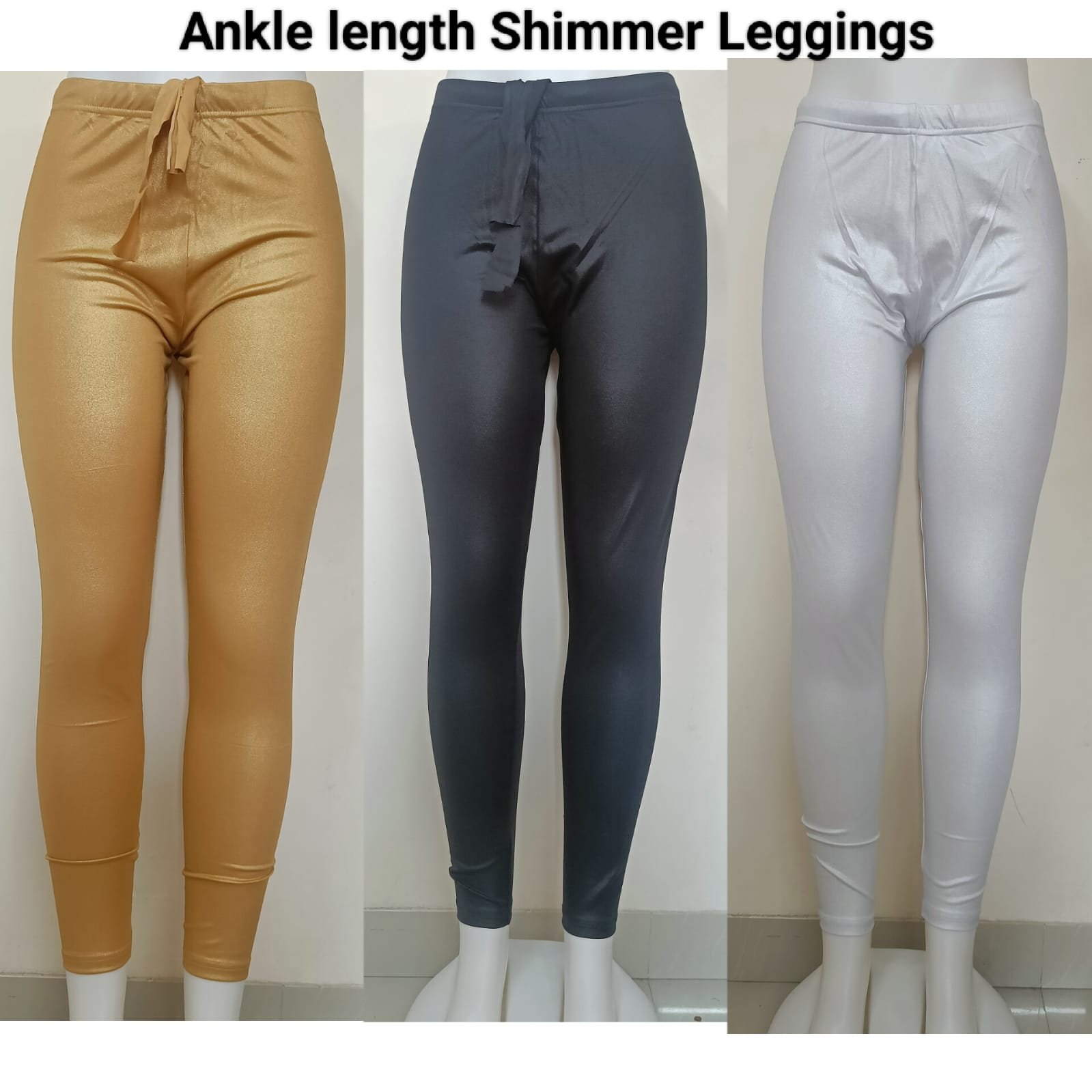 Ankle Length Shimmer Leggings