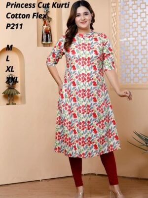 Princess Cut Kurtis  -  PRINCESS - P211